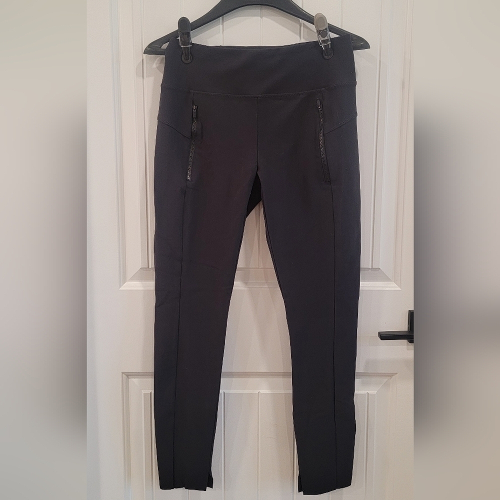 ATHLETA BLACK HIGH WAISTED STELLAR LEGGINGS (sz - Small)